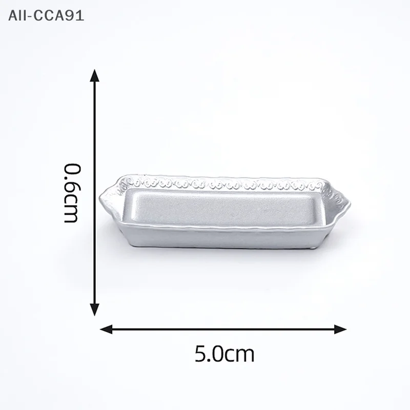 

10Pcs/Set 1:12 Dollhouse Miniature Dining Plate Dish Simulation Kitchen Tableware Toy For Doll House Decoration Accessories