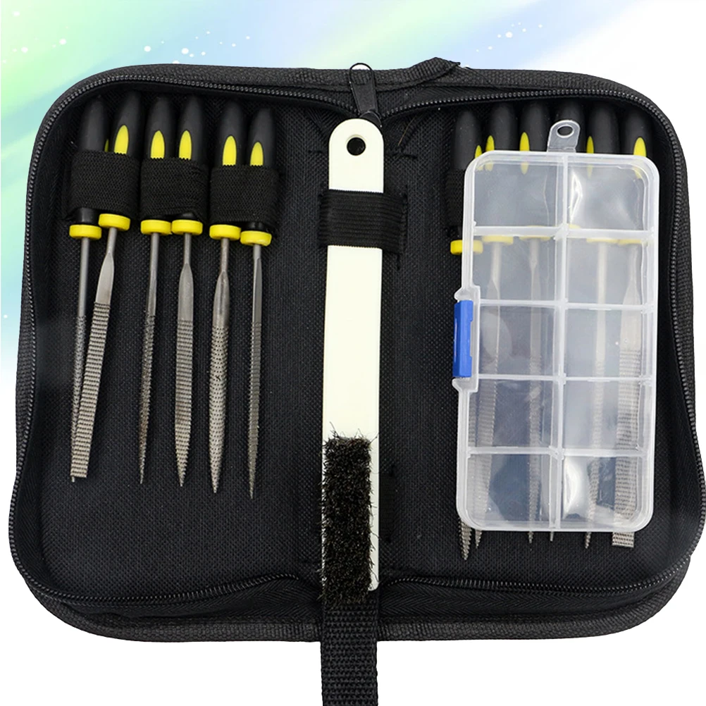 

15Pcs Wood Rasp File Set Durable Woodworking Files Coarse Tooth Carving Tools for Wood Metal Plastic Processing
