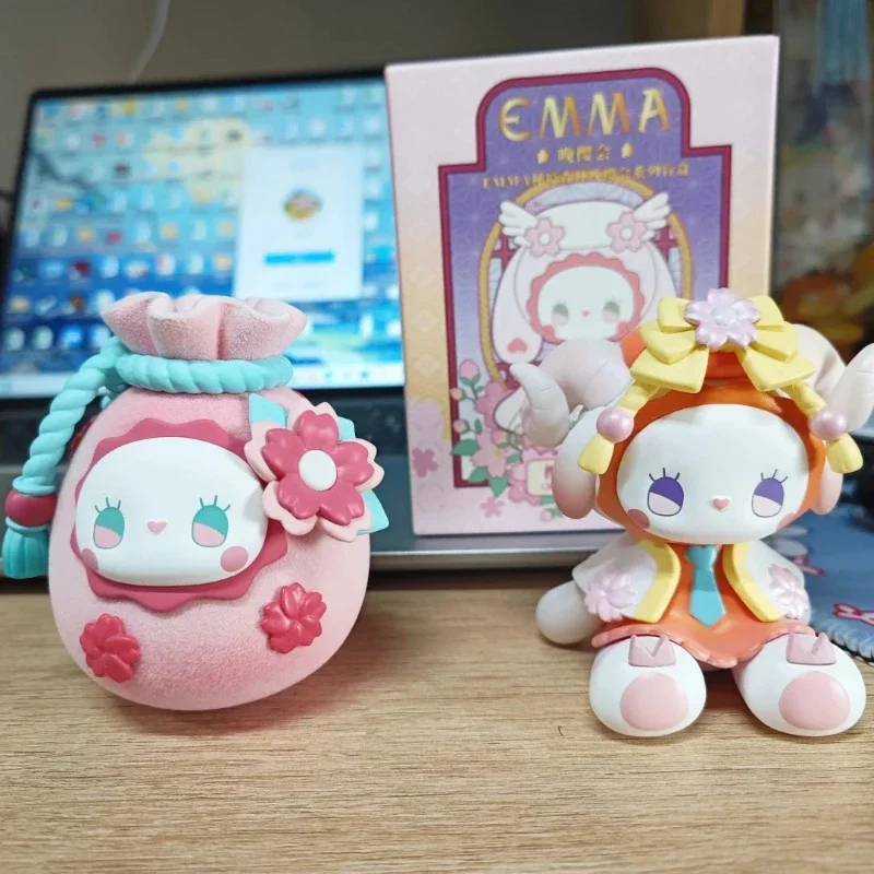 EMMA سر الغابات المسائية سلسلة ساكورا عمل الشكل صندوق أعمى ألعاب لطيفة شخصيات كرتونية دمى اللعب الهدايا الحلي جمع