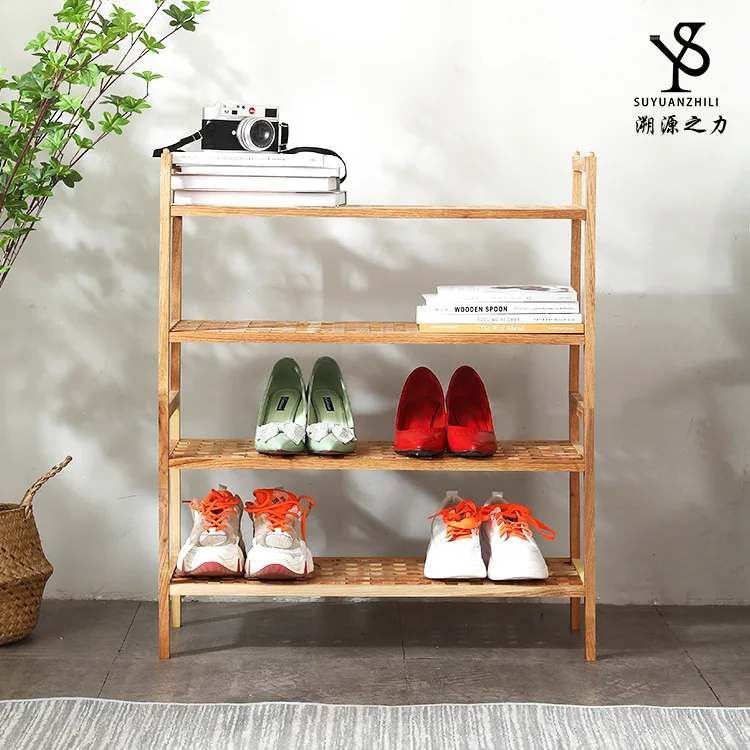 It can be stacked with solid wood shoe racks, simple multi-layer shoe storage racks, household shelves, simple grid flower racks