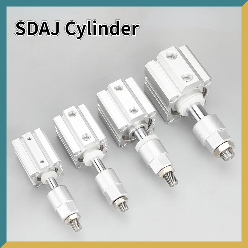 

SDAJ Thin Adjustable Stroke Cylinder 20/60/50 Internal Thread Bore 25/32/40/50