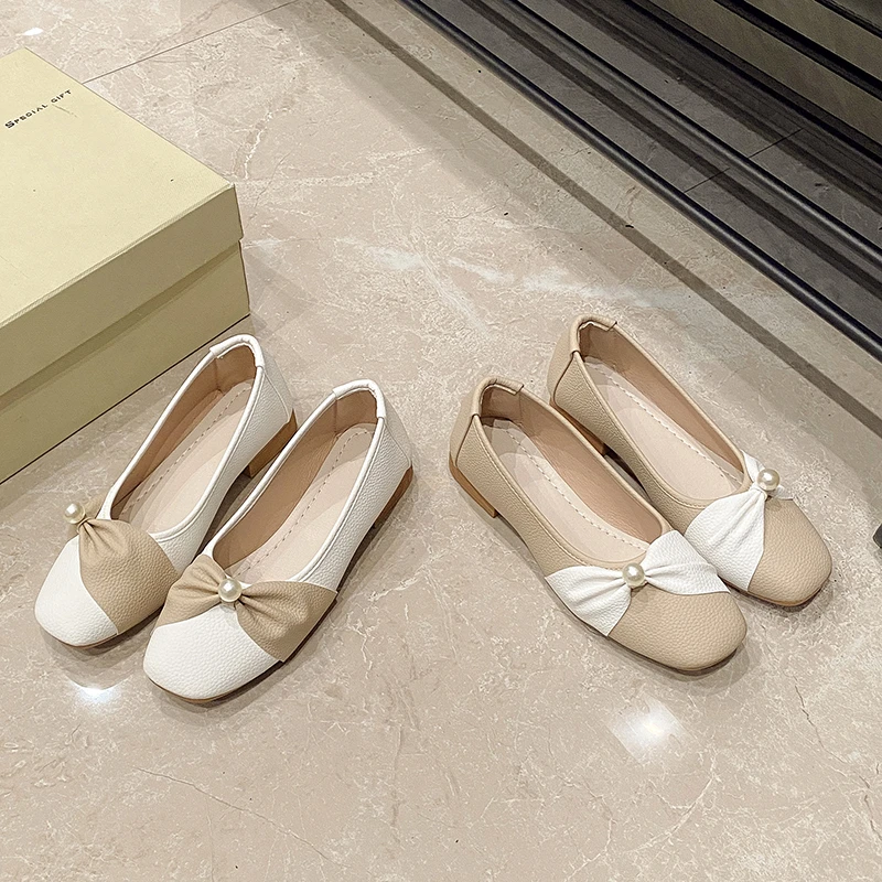 أحذية نسائية جديدة للتنقل لعام 2025 لفصل الصيف - أحذية ماري جين بكعب مكتنز للنساء الصغيرات، طراز فرنسي أنيق، مثالية مع