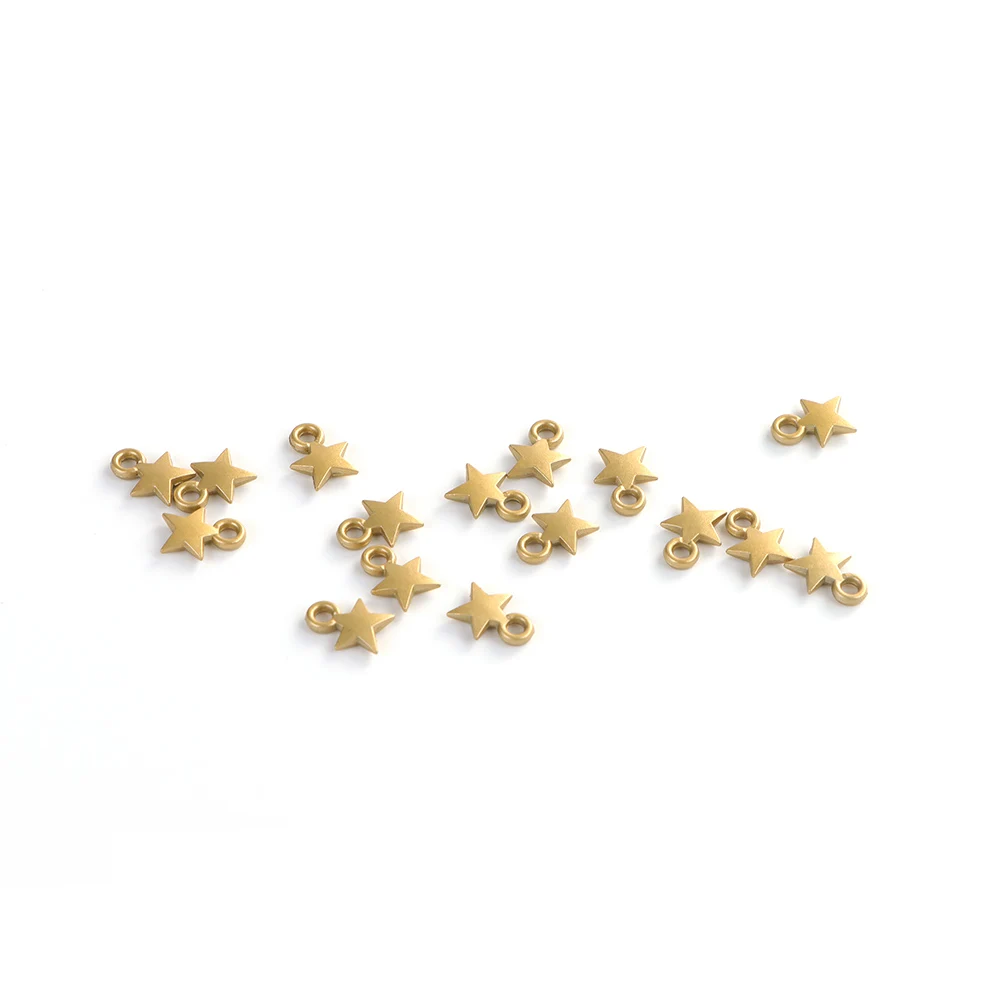 12PCS Mini Star Charms for Jewelry Making | Alloy Star Pendants for Necklace, Bracelet, Earrings, Keychains & DIY Gifts