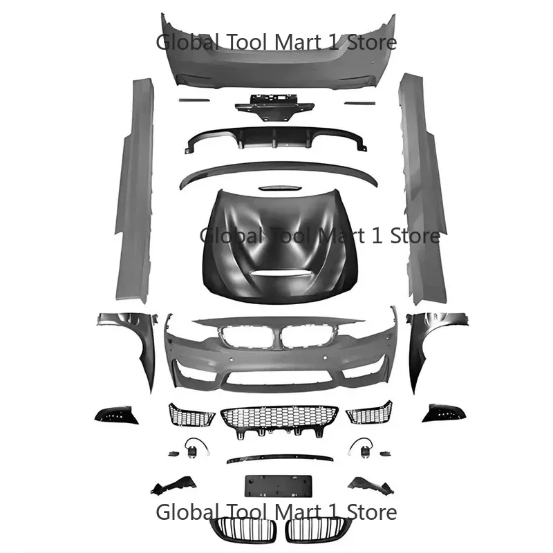

Hot Selling Bodykit 4 Series F32 F36 2014-2020 Upgrade To M4 MT Style Modify Car Conversion Body Kit With Hood