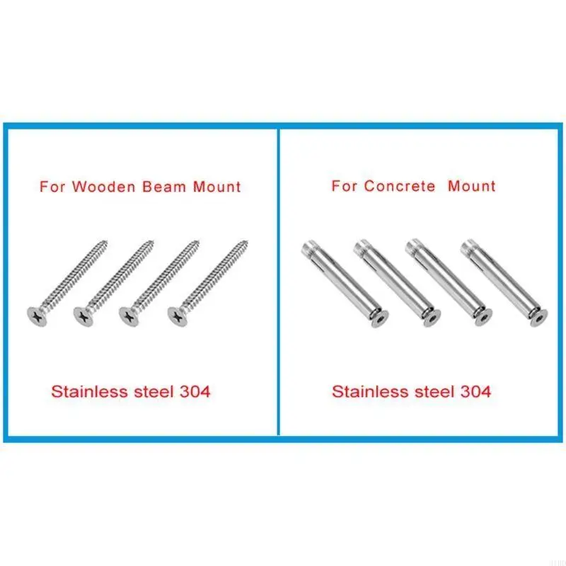 

Hammock Chair Hanging Spring Hooks Ceiling Mount Tool Set Accessories for Swing Lazy Chair