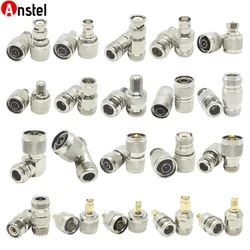 Pure Copper N Type RF Coaxial Adapter N Male Female to N SMA BNC UHF PL259 SO239 F Straight Right Angle Converter