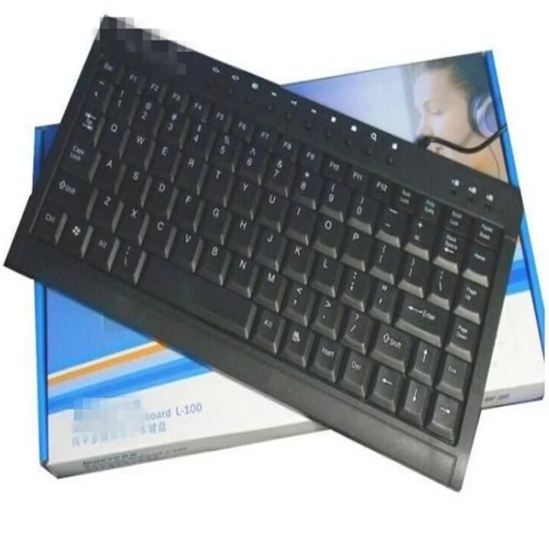 

Для L100 маленькая клавиатура, ноутбука, настольного компьютера, мини-ультратонкая железная пластина, мультимедийная CC