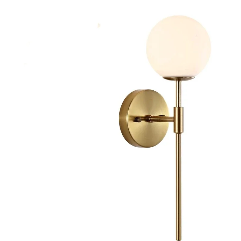 Nordic Creative LED Luxury Wall lamp Living room Metal Fashion Modern Minimalist Bedside Wall light Bedroom Lighting Fixtures image 3