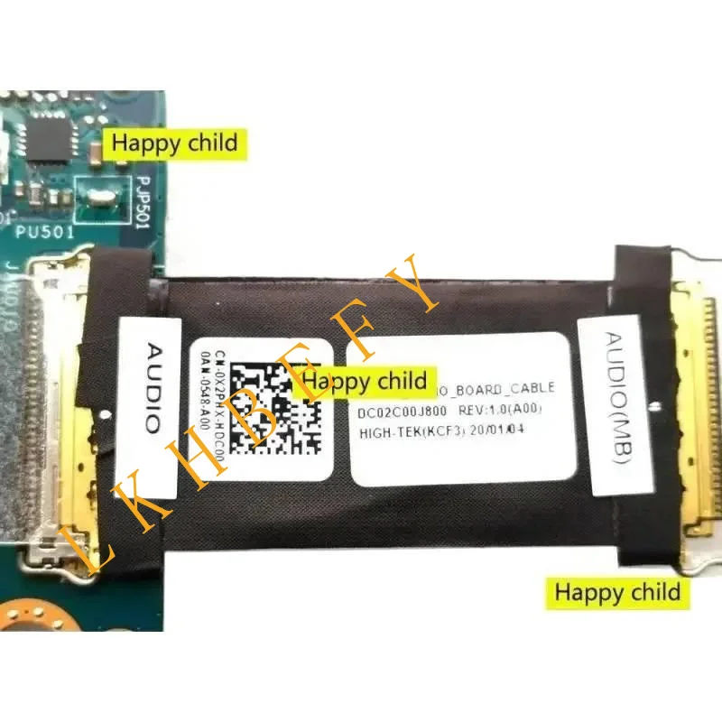 

” Audio Board With Cable For Area-51m 03FK2C LS-G881P 0X2PHX DC02C00J800