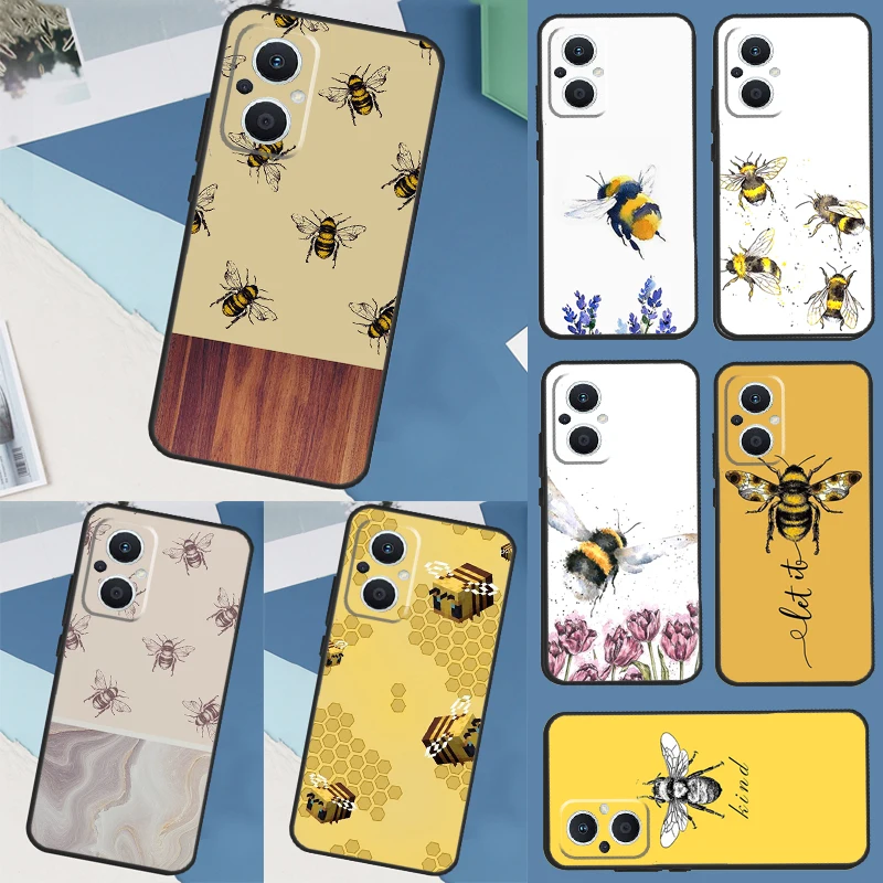 Bee Bumblebee Phone Case For OPPO Find X3 Neo X2 Pro X6 X5 Lite Reno 4 5 6 7 8 Lite 3 2Z 4Z 5Z 8T Coque