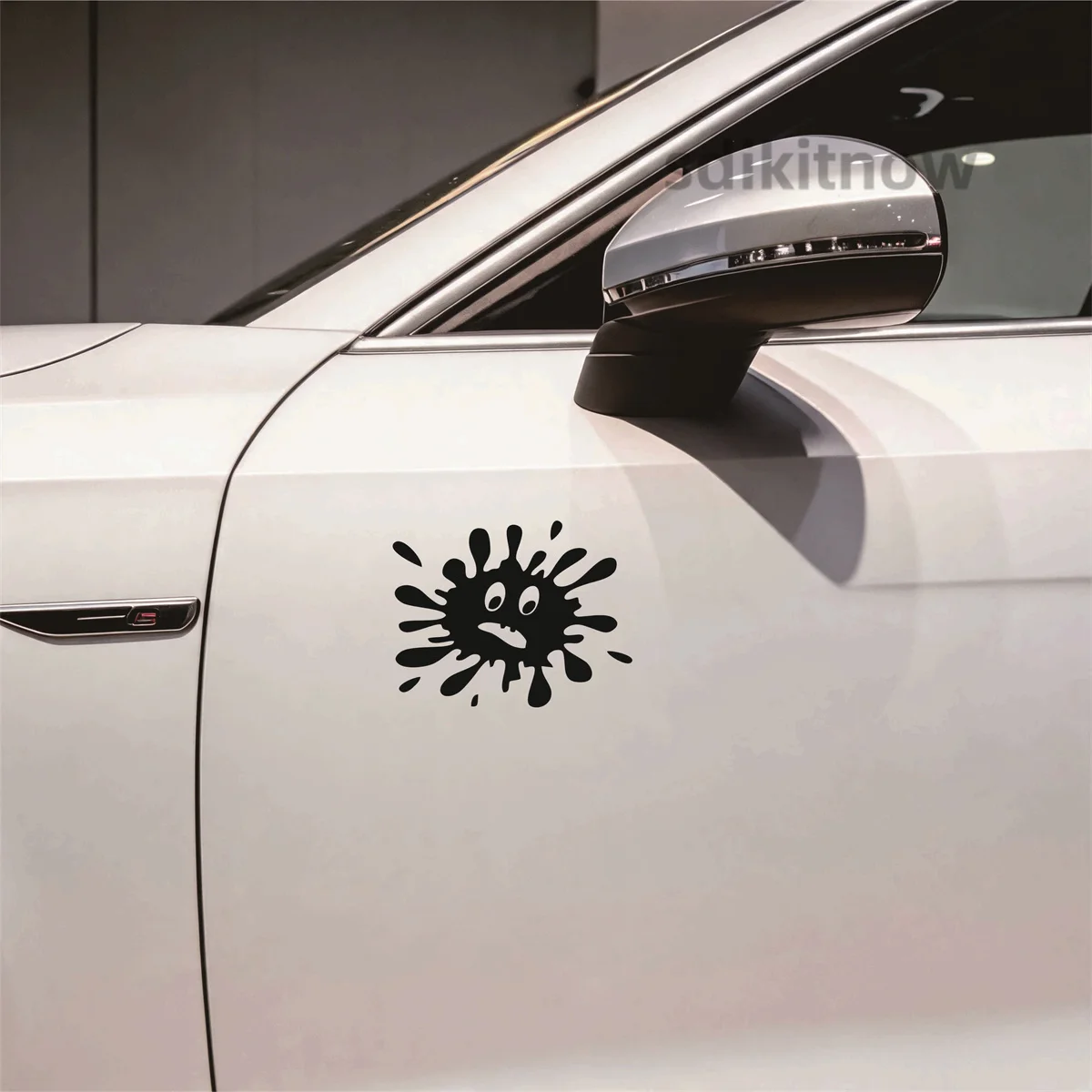 Splash Monster Scratch Cover car sticker Waterproof Vinyl Door Window Accessory For Volkswagen Skoda Renault Toyota BMW Benz
