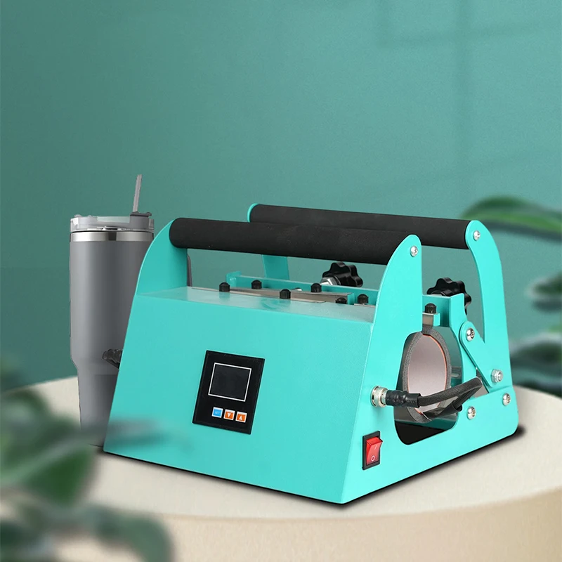 Hot-Selling 40oz Cup Hot Press Machine Tumbler Press Machine with Dual Cup Holders Stainless Steel Car Cup Machine 110V/220V