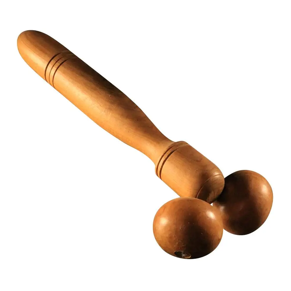 Wooden Massage Roller Full Body Stick Durable Premium Soothe Promote Circulation Relax Rod Massaging Wheel Body Ache Pain