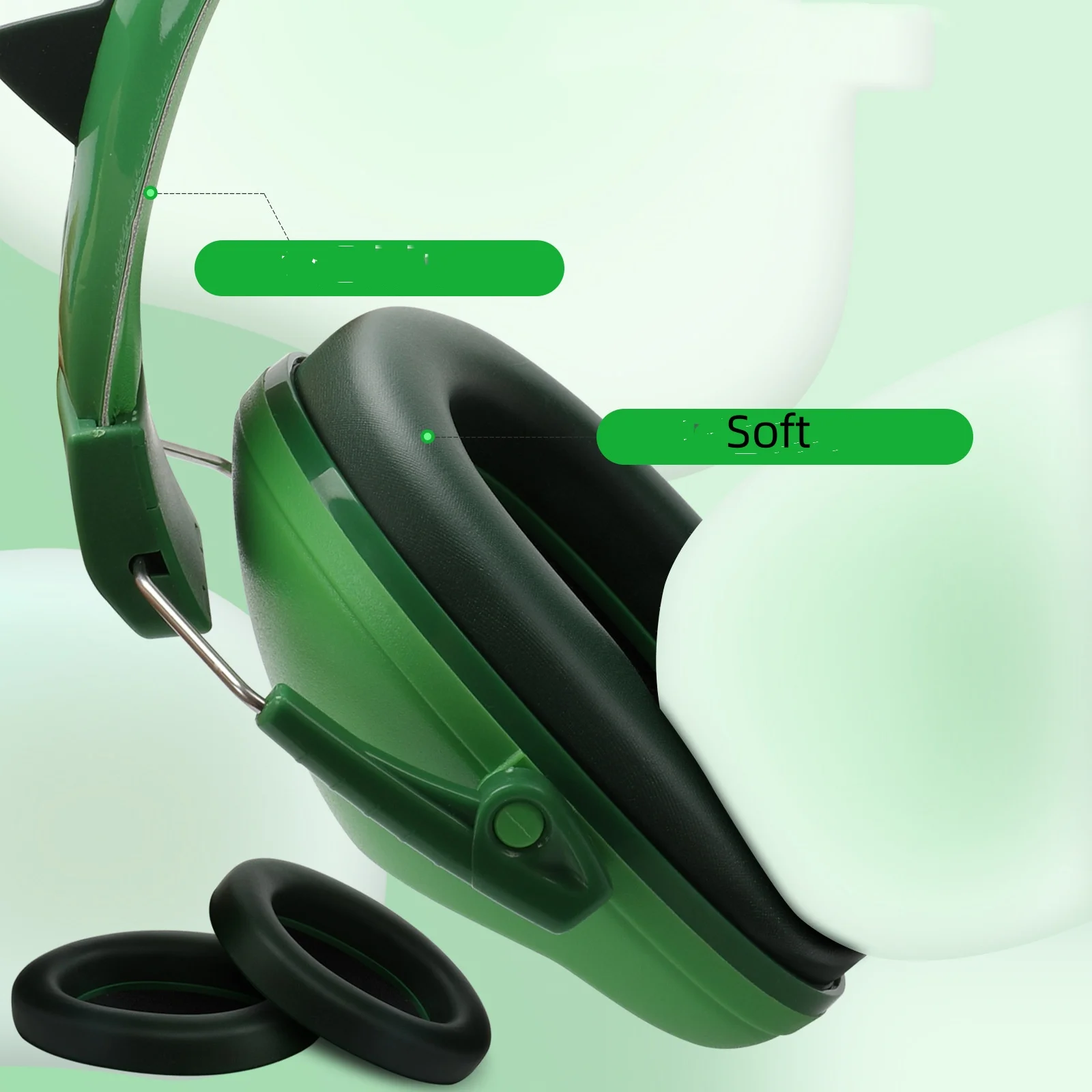 غطاء للأذنين عازل للصوت للأطفال، مبطن وناعم قابل للتعديل، للرضع والأطفال الصغار، تقليل الضوضاء للنوم والسفر والمناسبات