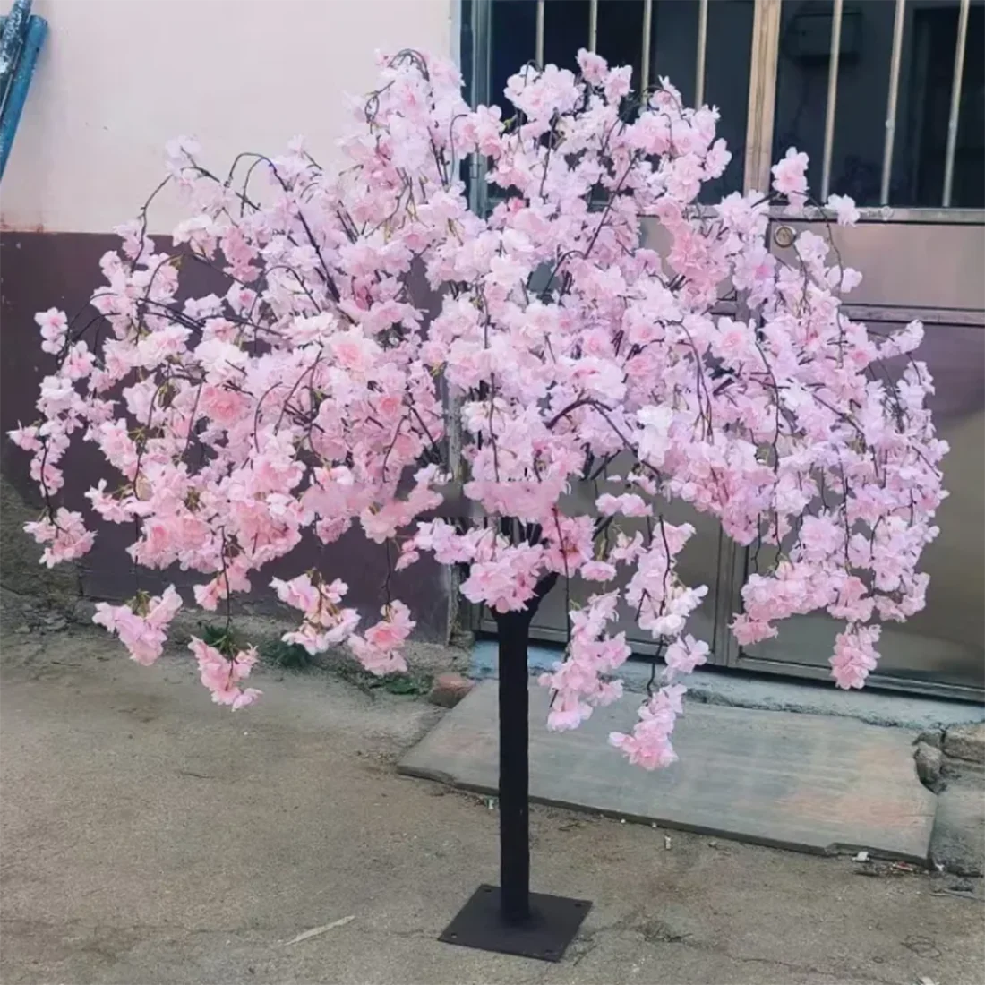 

Wedding Decor Table Centerpiece Hanging Faux Silk Flower Tree Artificial Cherry Blossom Trees with Fake Sakura Flowers