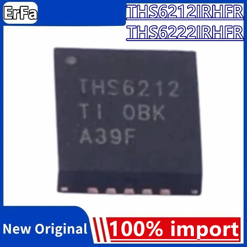 

10PCS 100% New THS6212IRHFR silk screenTHS6212 QFN-24 THS6222IRHFR THS6222 chip