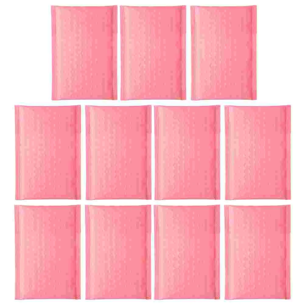 100 Pcs Sealed Bag Shipping Packages Pink Packaging for Small Business Padded Mailers Thicken Bubble Pe