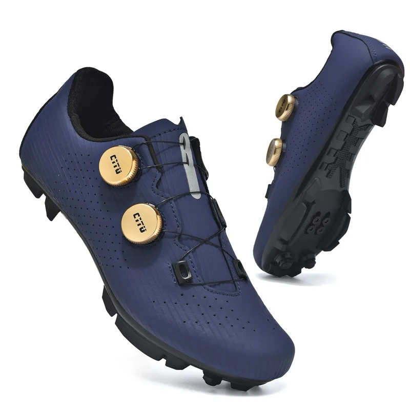 

Mountain Cycling Shoes man Cleats Shoes Flat Pedal Bicycle Shoe Speed Cycling Sneaker men MTB Bike Shoe spd Racing Lock Footwear