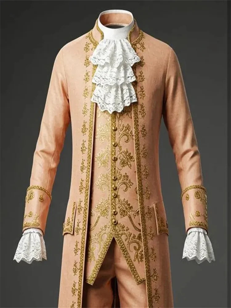 1770년대 영국 빅토리아 로코코 바로크 의상 프랑스 왕실 귀족 백작 제복 고급스러운 양복