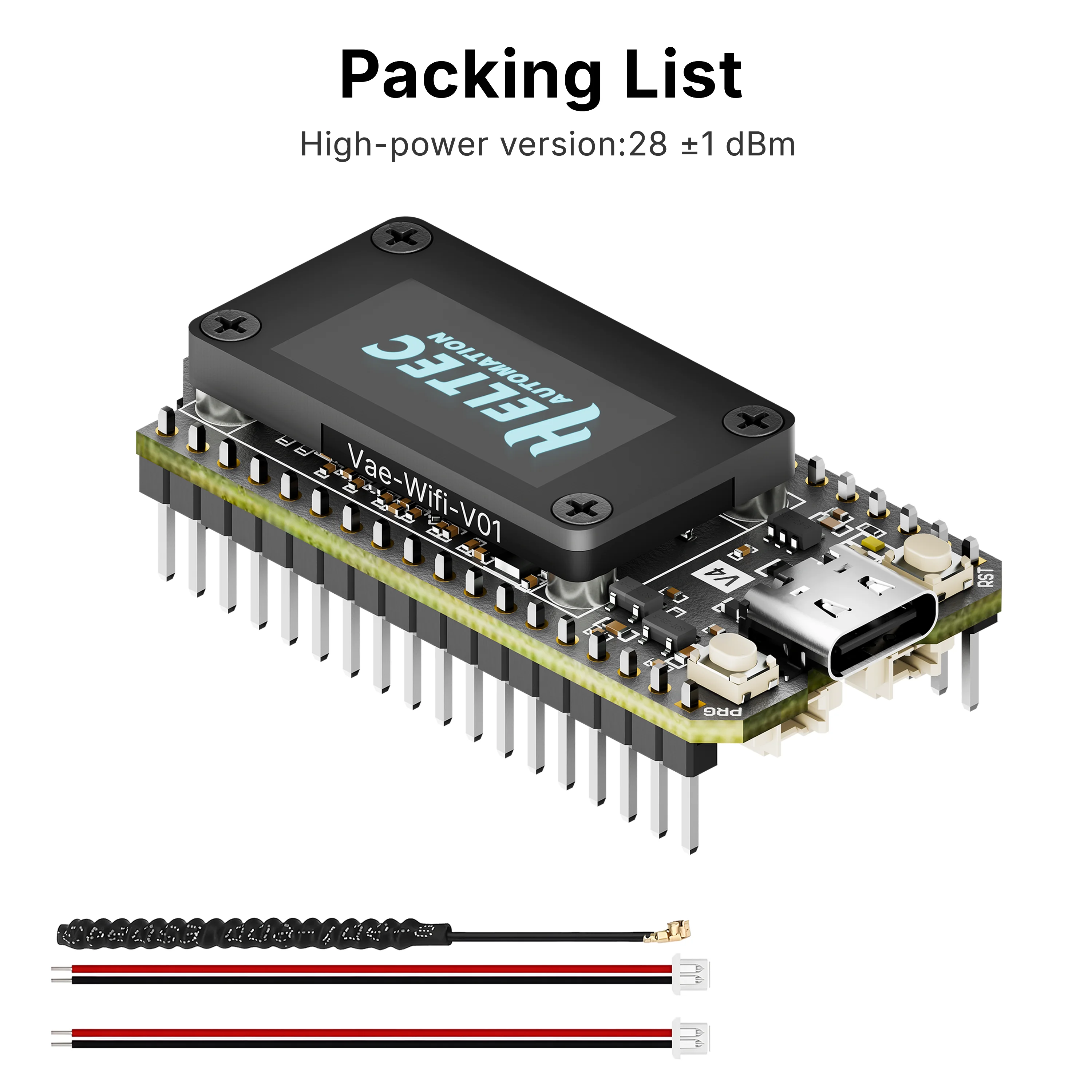 LoRa ESP32 V4 ontwikkelingsboard met 3000 mAh accu, APKLVSR