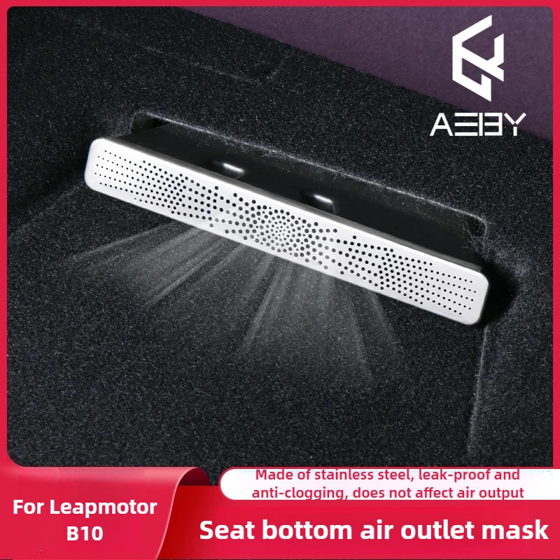 

For LEAPMOTOR C10 2025 2026 Under Seat Air Vent Cover Grille Mesh Protector Anti-Dust Vent Mesh Guard Car Interior Accessories