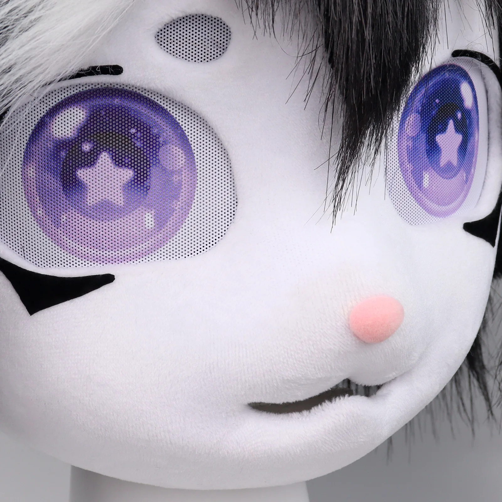 Máscara de Cosplay, Cabeza de Animal Peluda, Máscara de Bestia para Fiesta, Disfraces de Halloween, Accesorios de Cosplay para Mascarada