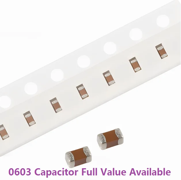 200PCS 0603  0.1/0.15/0.22/0.33/0.47/2.2UF 50V SMD Capacitor 105 104 154 224 334 474 225 K/M/Z 100NF/150NF/220NF/330NF470NF 1UF