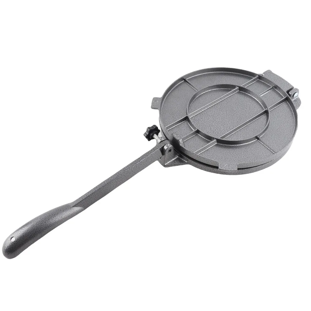 Aluminum Alloy Tortilla Press Black Non-Stick Surface Manual Tortilla Maker Multifunctional Easy Clean Dough Presser