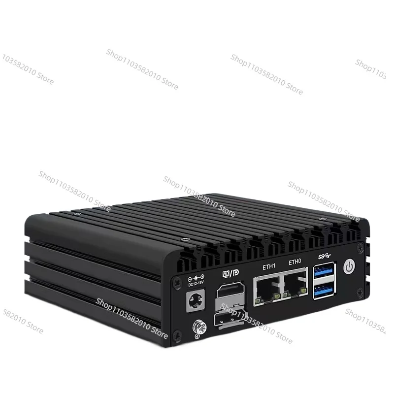 Fanless NAS Mini PC, i3-N355 / N350 / N150 with Max 7x M.2 NVMe or 6x SATA, DDR5 Dual 2.5GbE LAN