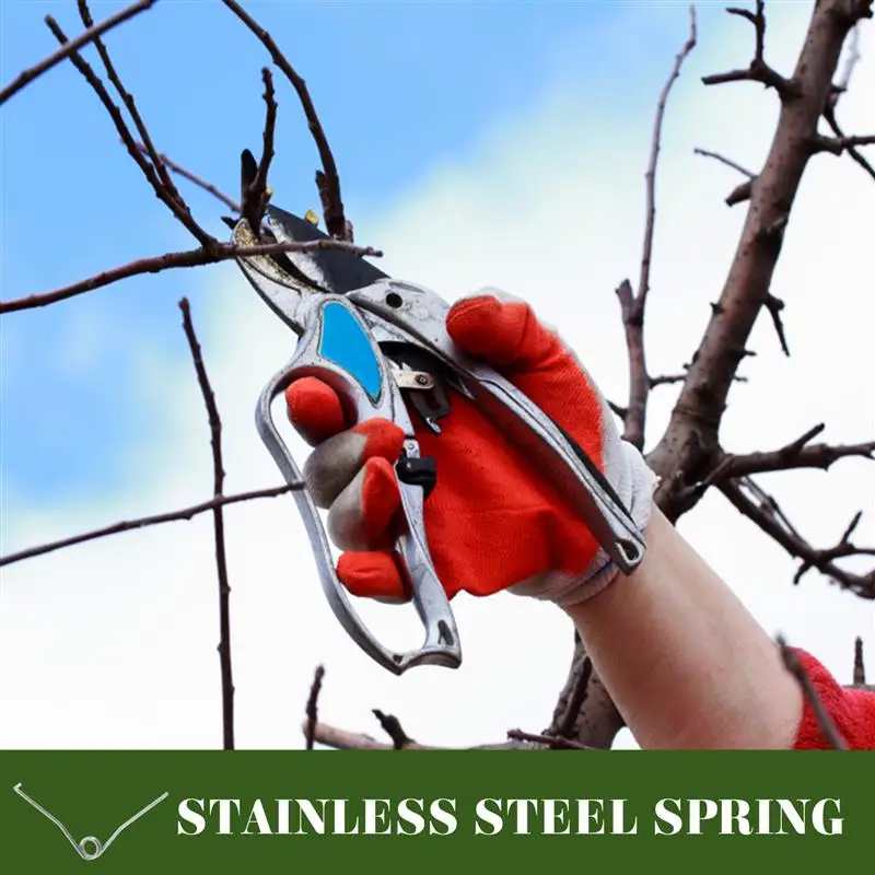 10Pcs Stainless Steel Springs Gardening Fruit Scissor Springs Replacement Pruners Springs Gardening Pruner Replacement