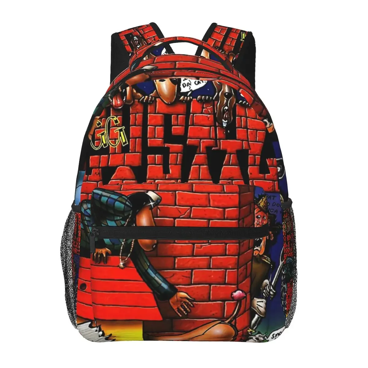 Snoop Dogg Doggystyle Backpacks Boys Girls Bookbag Students School Bags Cartoon Kids Rucksack Shoulder Bag Large Capacity