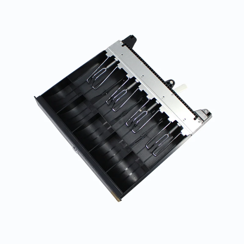 Supermercado de interface RJ11 4 contas 5 moedas caixa registradora com gaveta