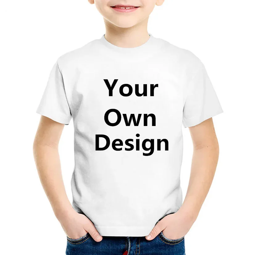子供のためのパーソナライズされた冷蔵庫のプリントTシャツ,DIY,写真またはロゴ,トップス,子供服,販売者
