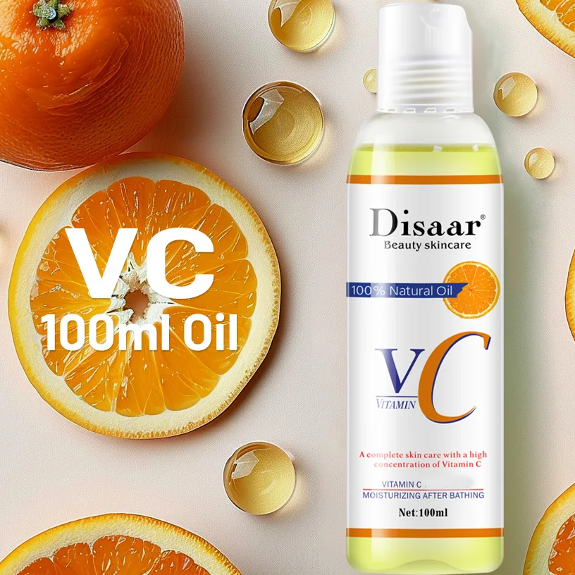 Disaar 100ml aceite de masaje con vitamina C aceite esencial de naranja hidratante cuidado de la piel DS51920