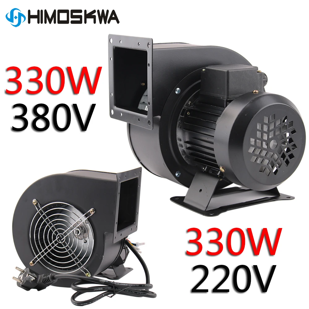 

Free shipping EU Small power frequency centrifugal fan 150FLJ7 AC 220V 380V 320W 330W industrial cooling blower with heat sink