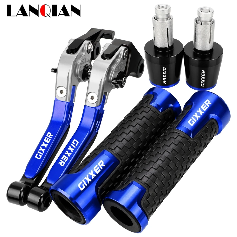 FOR SUZUKI GIXXER 250 SF 250SF 150 125 2020 -2024 Motorcycle Accessories Handgrips Brake Clutch Levers Handlebar Grips Ends