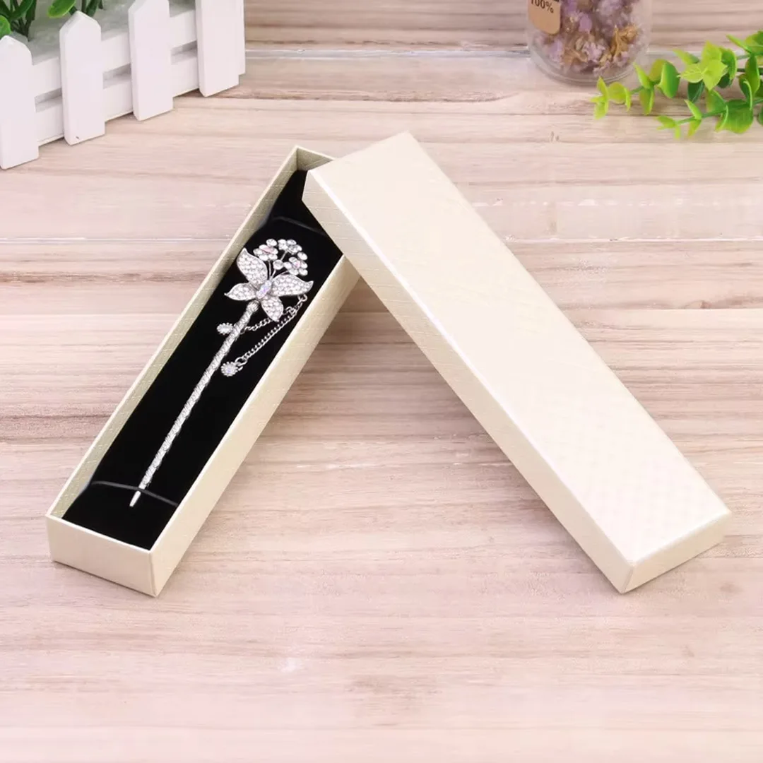 

24Pcs/Lot Bookmark Travel Accessories Jewelry Paper Box Women Bracelet Pen Gift Box for Valentine's Day High Quality Organizer