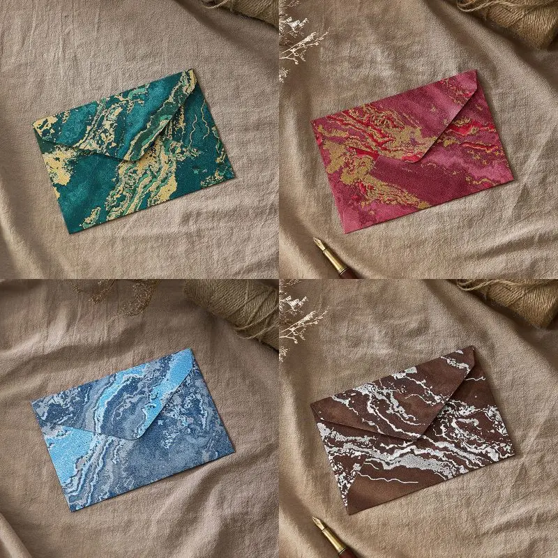 30pcs/lot 16.2x11.2cm Envelope High-grade Retro Emboss Envelopes for Wedding Invitations Stationery Packaging Business Letter