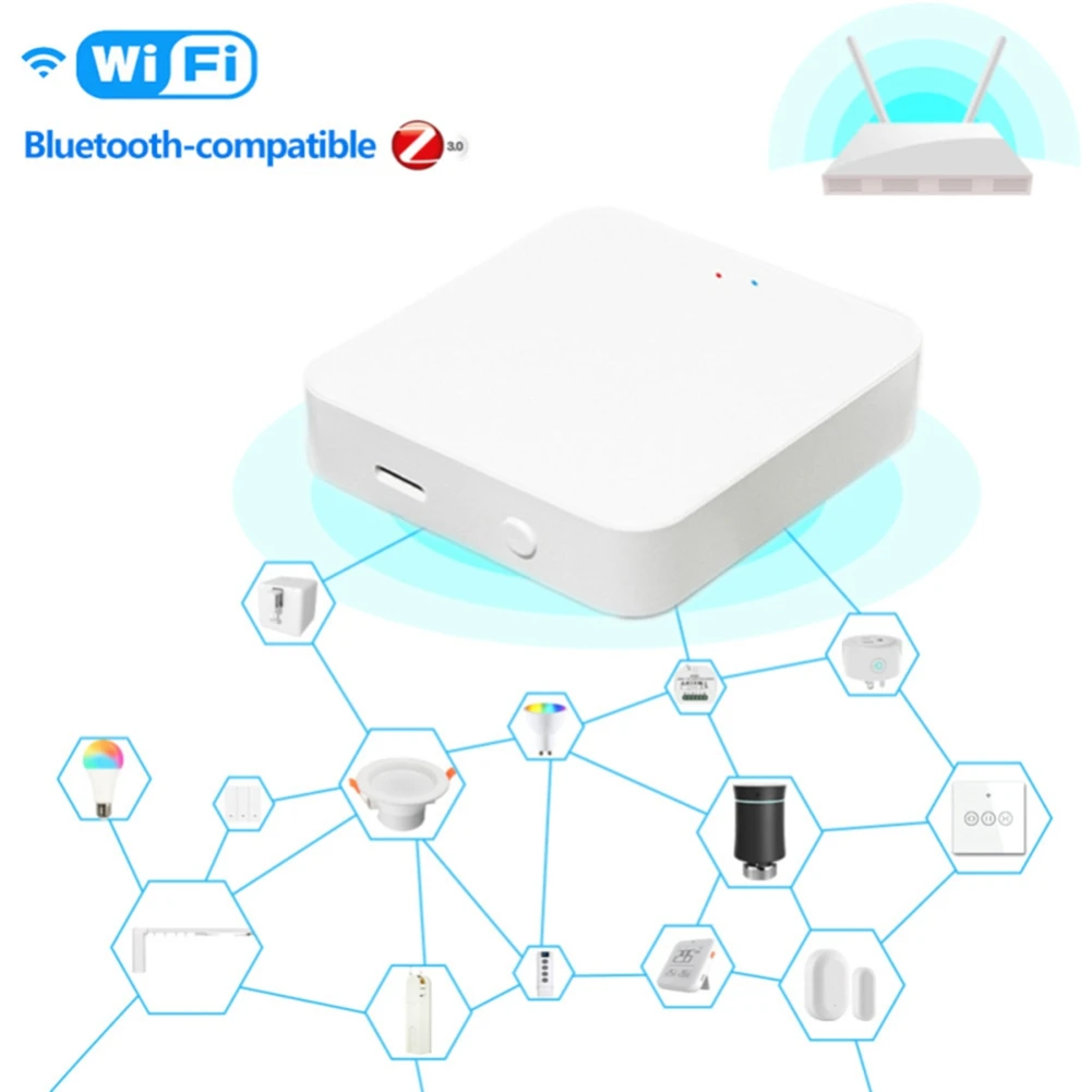 Y51A-1 Piece Multi-Mode Gateway Sensor Wifi Bluetooth Mesh Zigbee Gateway Sensor Smart Life Control Work