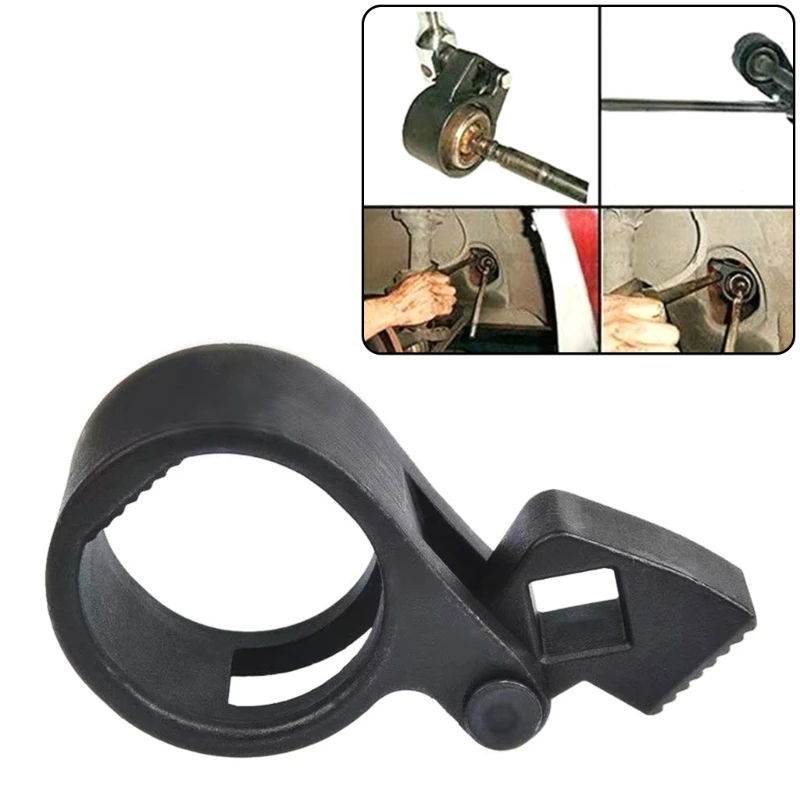 Inner Tie Rod Service Tool Set with Textured Grip, 2 Piece Steering Repair 3/8 In Drive Remover and 27-42 mm Opening Width