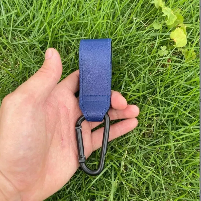 

2Pcs Leather Cart Hooks Baby Hook PU Organizer Diaper Adjustable Pram Hook Stroller Bag Hanger Children Travel Accessories