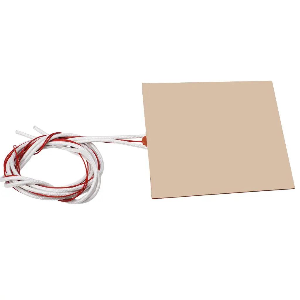 Heating Bed Silicone Material 3D Printer Heated Bed Uniform Temperature Heater Mat for DIY