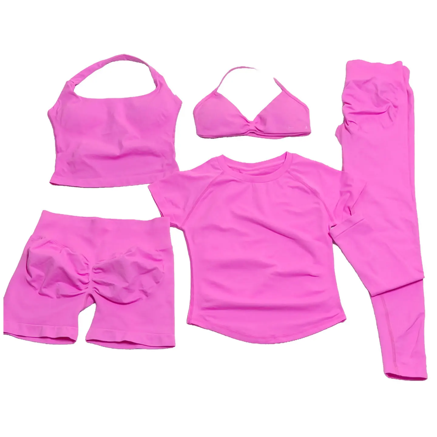 

Women's Sportswear Yoga Set Fitness Clothes Workout Wear Yoga Outfit Gym Set Sports Outfit Sports Top Fitness Leggings Set