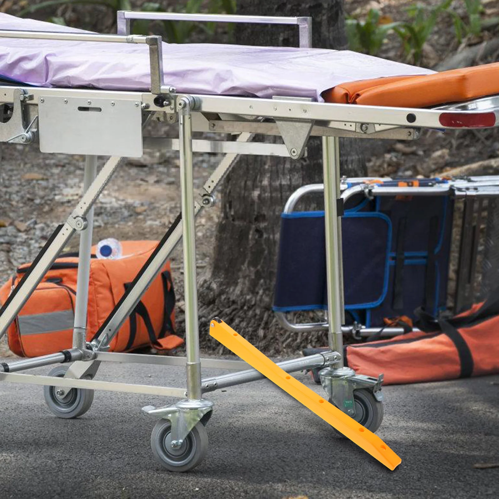 

Guard Plastic Protector Folding Accessory Sturdy Stretcher Bed Leg Cover Emergency Transport Safety Cover Stretcher Leg Safety