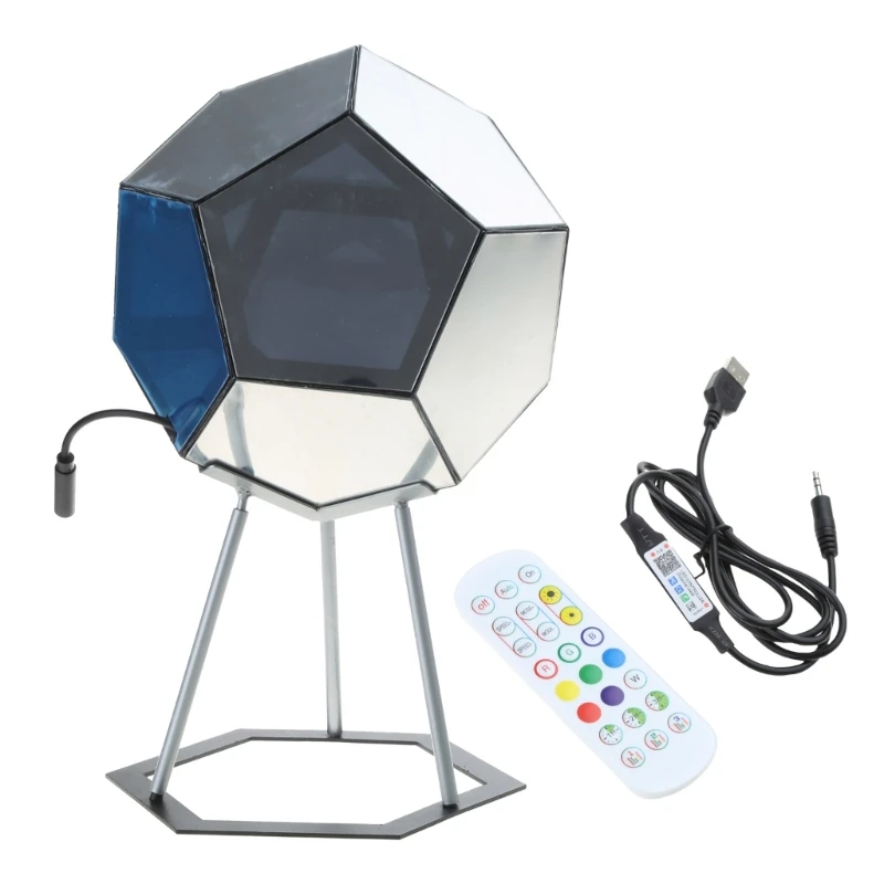 Dodecahedron Gaming Light for Music Festivals Eye Catching Table Lamps Weddings