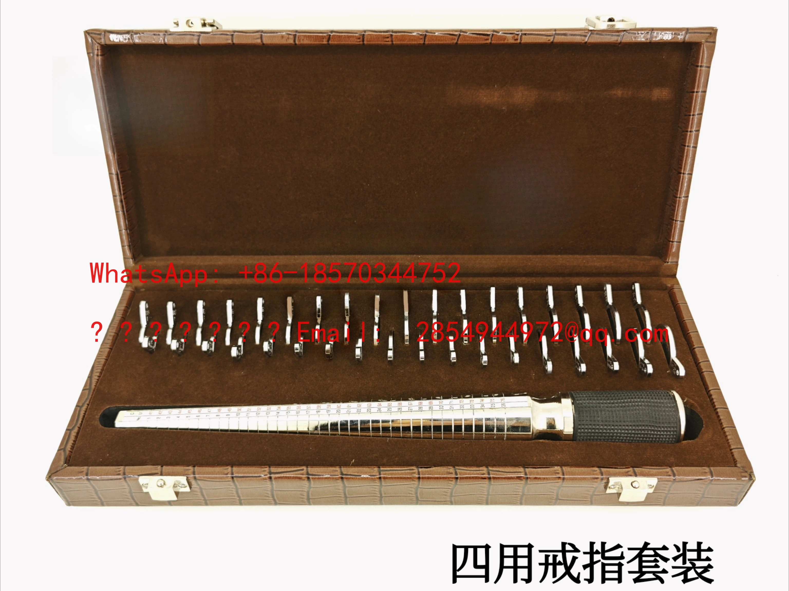Ring set measuring tool, finger size measuring scale