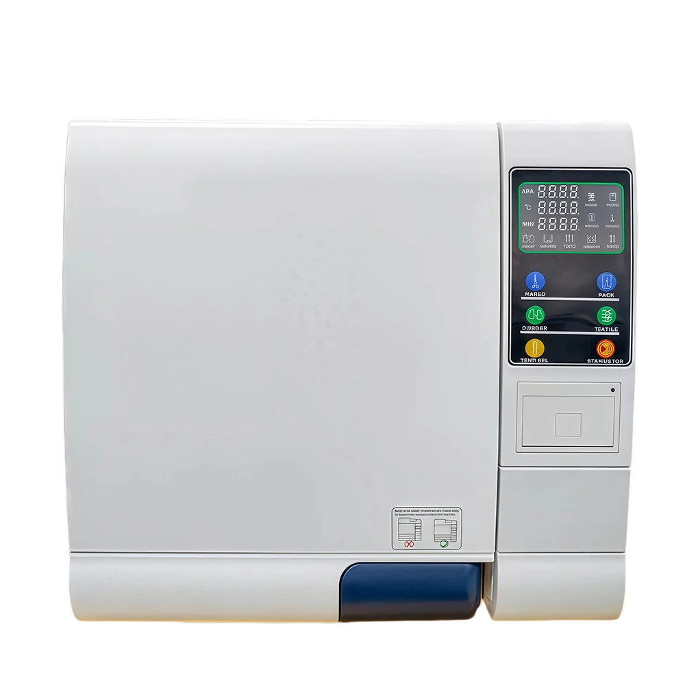 Den-tal Device Tabletop Sterilization Machine Digital Display Class B with Built-in Printer Laboratory Sterilization Equipment