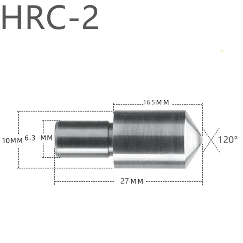 Diamond Rockwell Indenter HRC-3 RC-2 Hardness Tester 120 Degrees Stylus Tip Brinell Test Accessories 1pc