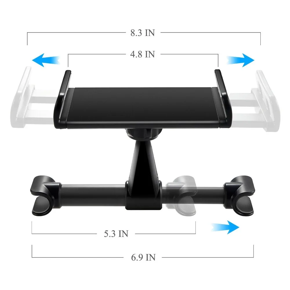 Car Headrest Mount Holder Adjustable Stand for Nintendo Switch NS Lite OLED/iPhone/iPad For Car Backseat Travel Accessories