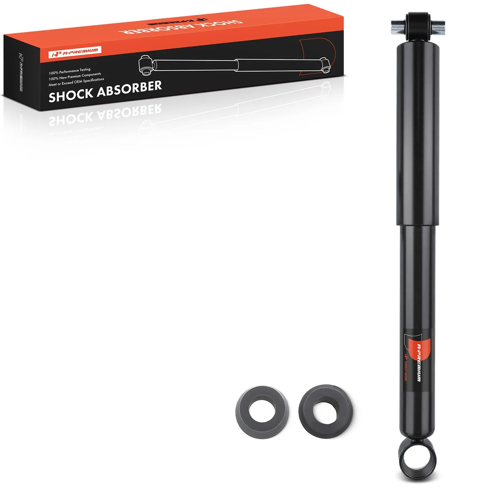 A-Premium Front Left or Right Shock Absorber for Kenworth T400 2012-2022 T660 2008-2019 T700 2011-2015 T800 2005-2023 T2000